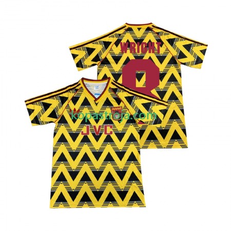 Billiga Fotbollströjor Arsenal WRIGHT 8 199 1993 Retro Borta tröja Kortärmad